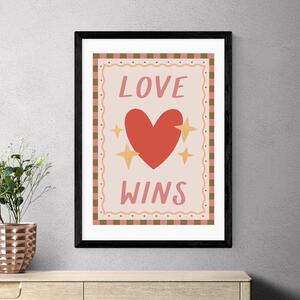 East End Prints Love Wins by Kid of the Village Pink