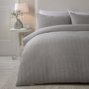 Serene Lindly Duvet Cover and Pillowcase Set Silver