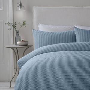 Serene Lindly Duvet Cover and Pillowcase Set Blue