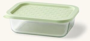 Decorative container - Glass/polypropylene. 1040 ml. - Dusty Green - Søstrene Grene