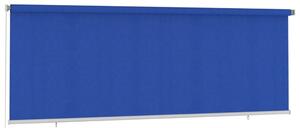 Outdoor Roller Blind 400x140 cm Blue HDPE