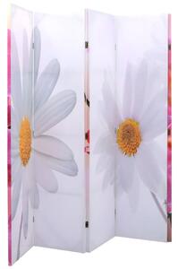 Folding Room Divider 200x170 cm Flower