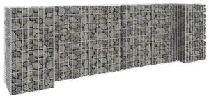 H-Shaped Gabion Planter Steel Wire 260x40x80 cm