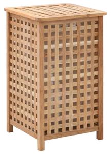 Laundry Bin 39x39x65 cm Solid Walnut Wood