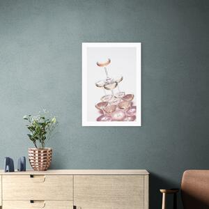 Champagne I Print by 1x Gallery Pink