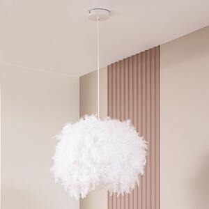 Lindby Heven pendant light feathers Ø 53 cm