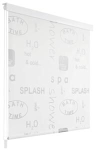 Shower Roller Blind 80x240 cm Splash