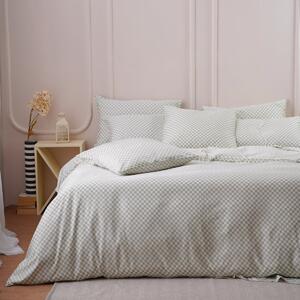 Ackly Bamboo - Sage Checkerboard Bedding Set