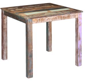 Dining Table Solid Reclaimed Wood 80x82x76 cm