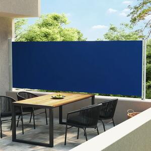 Patio Retractable Side Awning 600x160 cm Blue