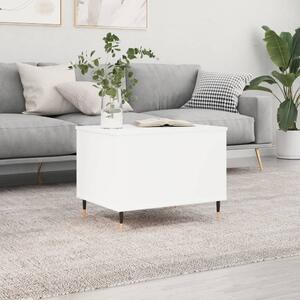 Coffee Table White 60x44.5x45 cm Engineered Wood