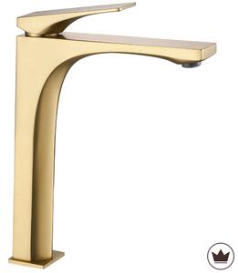 Bathroom faucet PREMIUM Rea Joe Brush Gold High