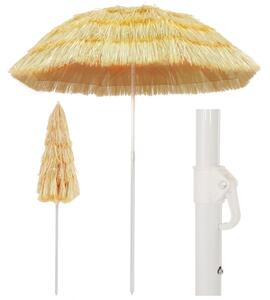 Beach Parasol Natural 180 cm Hawaii Style