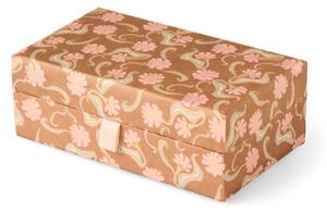 Jewellery box - 17.5 x 10.5 x 6.5 cm. - Camel - Søstrene Grene