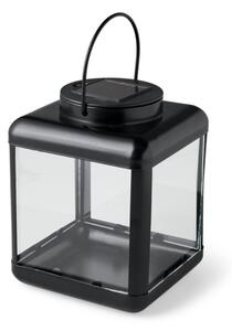 Solar lamp - Iron/glass. 13 x 13 x 17 cm. - Black - Søstrene Grene