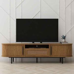 Ilford Wooden TV Stand With 1 Drawer In Light Oak