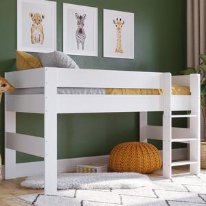 Karlstad Wooden Mid Sleeper Bed In White