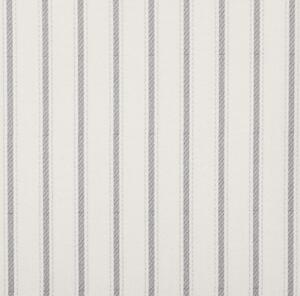 Printed Ticking Stripe Fabric Lining Grey