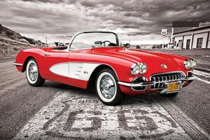 Poster Classic Car - 1959 Corvette