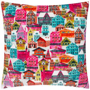 Aspen Velvet 45cm x 45cm Filled Cushion Multi