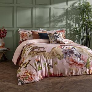 Geisha Cotton Duvet Cover Bedding Set Blush