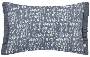 Belle Cotton 30cm x 50cm Filled Boudoir French Blue