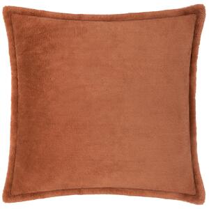 Kallu Faux Fur Filled Cushion 55cm x 55cm Rust