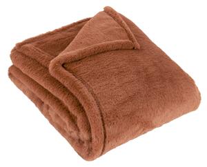 Kallu Double-Sided Faux-Fur 150cm x 200cm Throw Rust