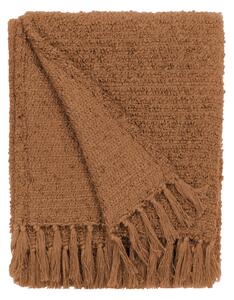 Candar Boucle Textured 130cm x 170cm Throw Ginger