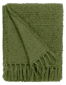 Candar Boucle Textured 130cm x 170cm Throw Khaki