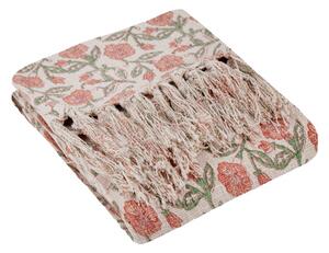 Delphine Cotton 130cm x 70cm Throw Coral