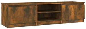TV Cabinet Smoked Oak 140x40x35.5 cm Engineered Wood