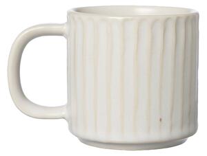 ERNST Ernst mulled wine mug ribbed Ø6 cm Natural white