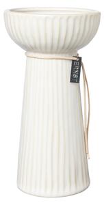 ERNST Ernst ribbed onion vase 19 cm Natural white