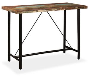 Bar Table Solid Reclaimed Wood 150x70x107 cm