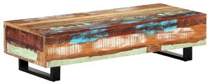 Coffee Table 120x50x30 cm Solid Reclaimed Wood and Steel