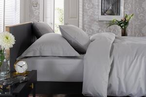 Mayfair Bed Linen Fitted Sheet Platinum