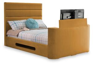 Dunchurch Upholstered Velvet TV Bed Frame | Double King & Kingsize
