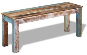 Bench Solid Reclaimed Wood 110x35x45 cm