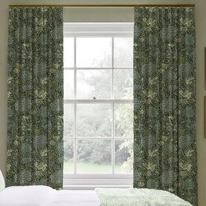 William Morris Cray Made To Measure Curtains Navy Blue