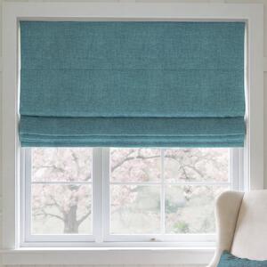 ANTE DECOR Chelsea Chenille Made To Measure Roman Blind Ocean