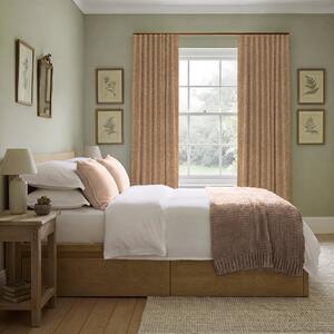 ANTE DECOR Nymans Boucle Made To Measure Curtains Terracotta