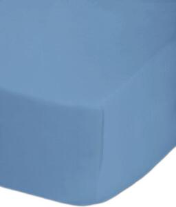 4ft Bed Light Blue Easy Care Fitted Sheet - Poly Cotton