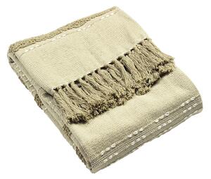 Sitka Cotton Sofa Throw with Tassels | Bed Blanket | Roseland