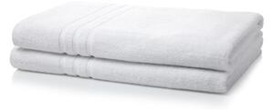 Pack of 4 White Egyptian Double Yarn Cotton Large Bath Sheet 600 GSM 90x150cm