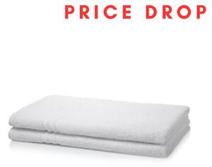 Single Piece White Wholesale Institutional & Hotel Bath Sheets - 500 GSM