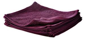 Aubergine Face Cloth Soft Cotton Royal Egyptian Flannel 30x30cm - 500 GSM
