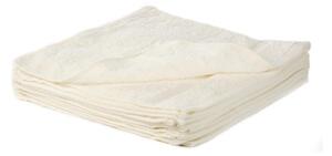 Cream Face Cloth Soft Cotton Royal Egyptian Flannel 30x30cm - 500 GSM