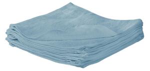Sky Blue Face Cloth Soft Cotton Royal Egyptian Flannel 30x30cm - 500 GSM