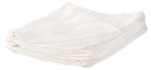 White Face Cloth Soft Cotton Royal Egyptian Flannel 30x30cm - 500 GSM